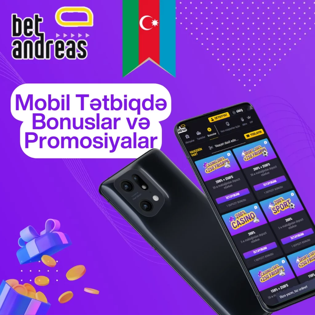 Betandreas Mobil Tətbiqdə Bonuslar və Promosiyalar