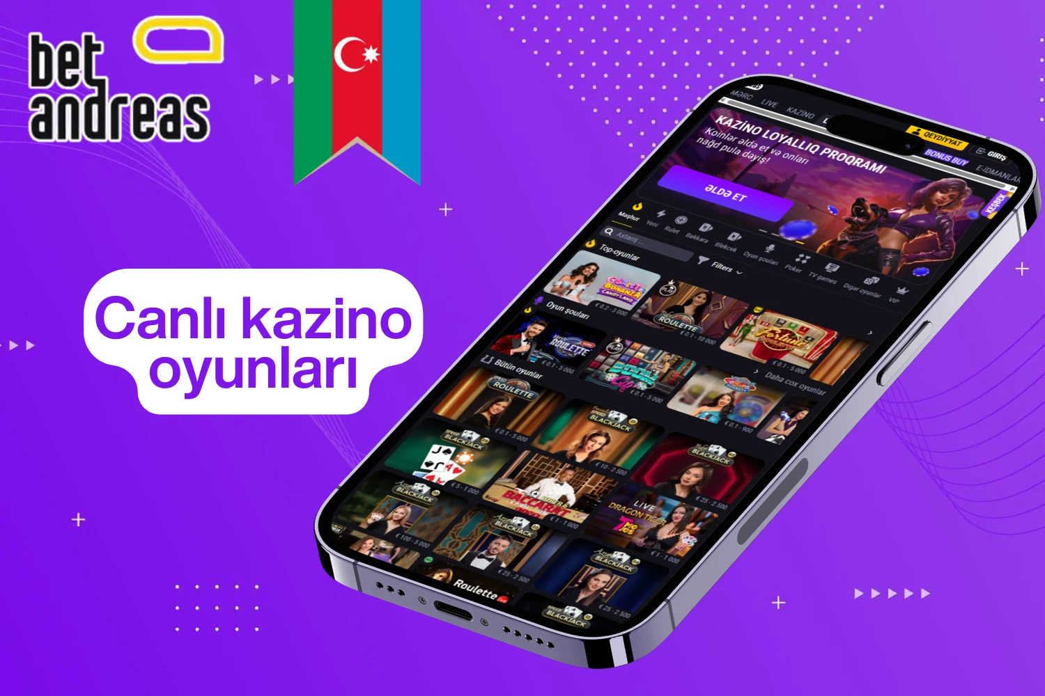 Canlı kazino oyunları