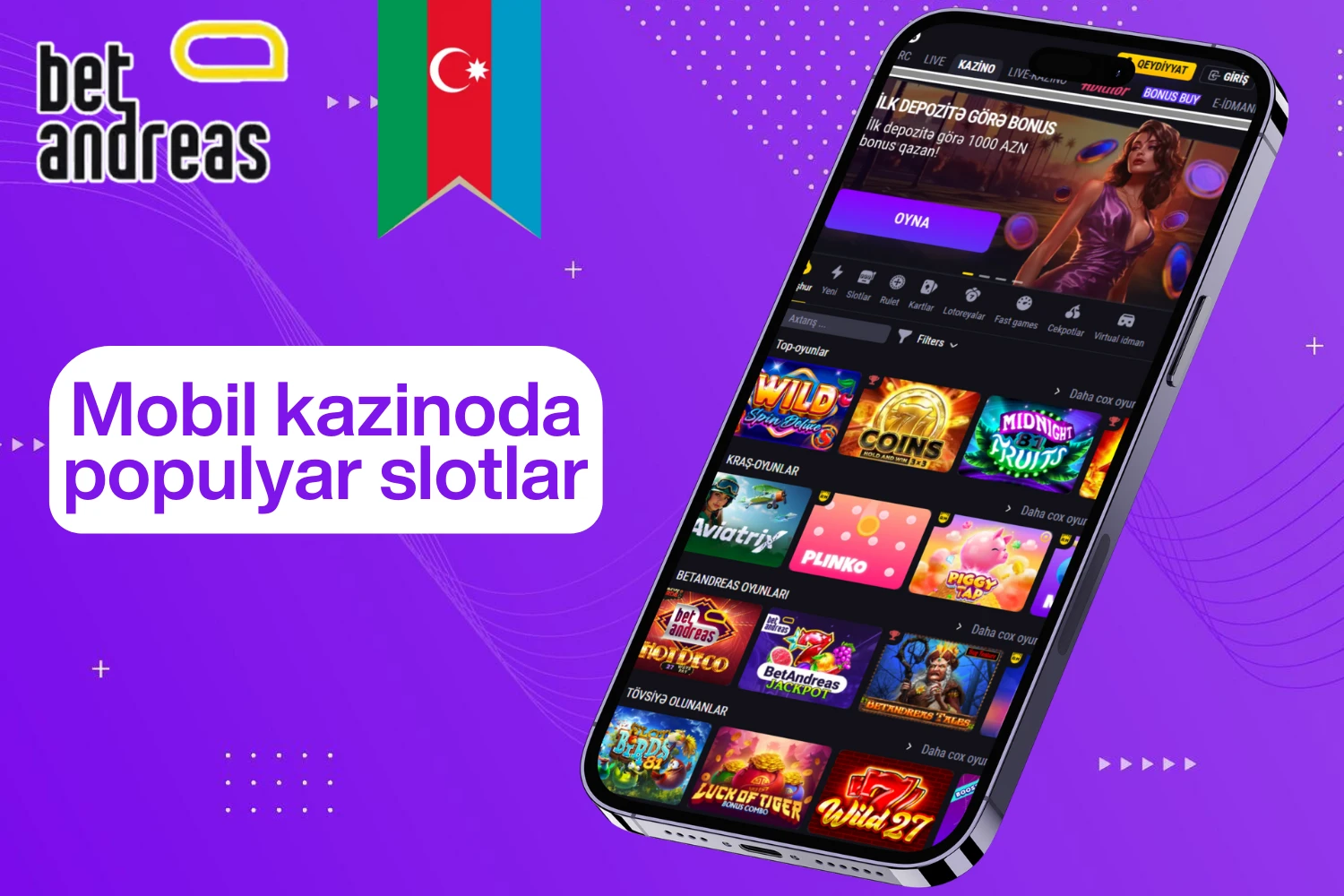Mobil kazinoda populyar slotlar